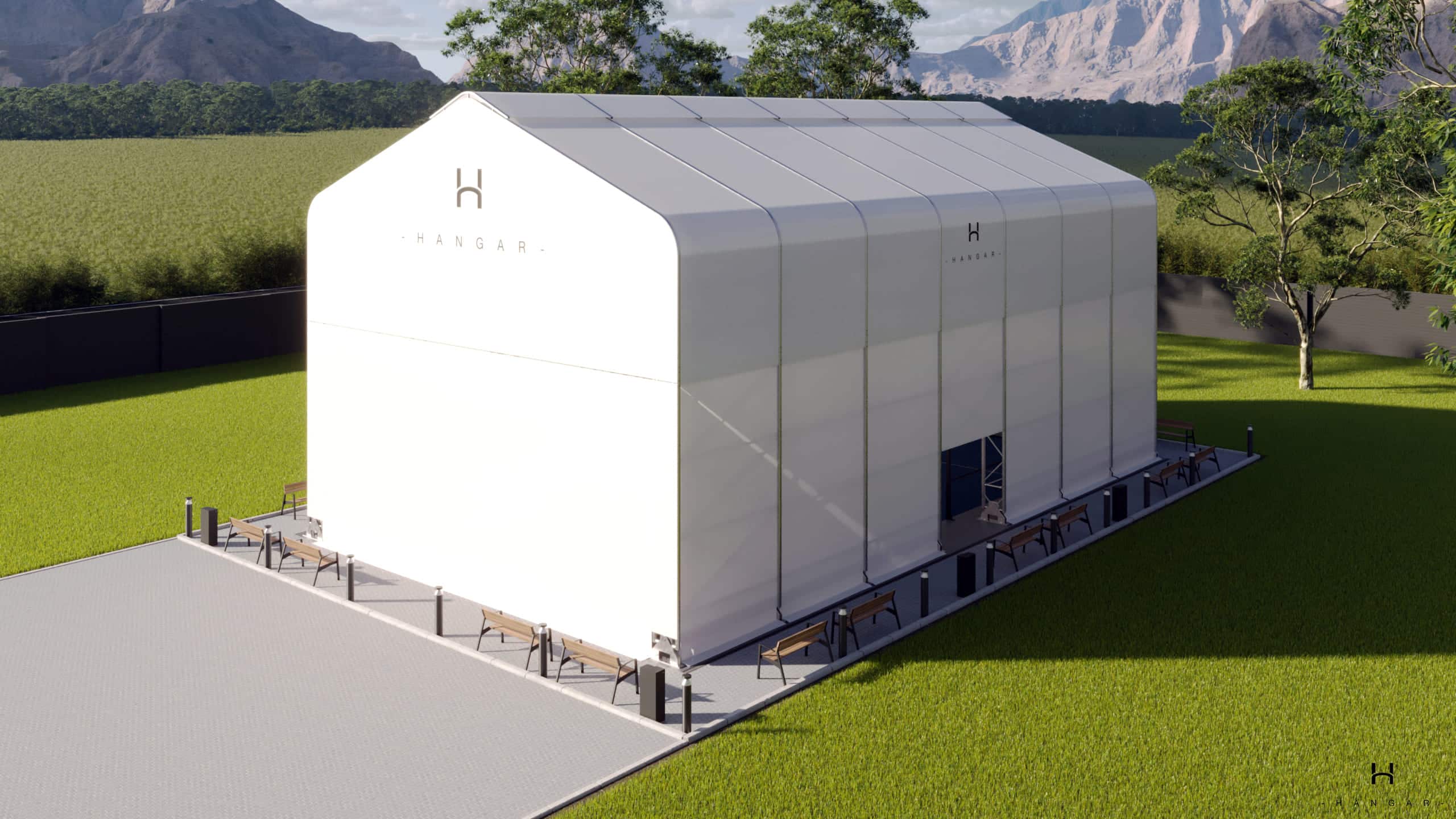 hangar padel chiuso